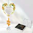 Gifts for Mom Birthday Mom Christmas Xmas Sunflower Gifts for Women Cool Mother Birthday Presents from Daughter Son Young Moms Elderly Easter Valentines Crystal Sun Catcher