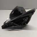Left Driver Side Mirror Compatible With 2014-2025 Toyota 4Runner With Manual Folding Power Glass Heated Black Replace#87940-35B60(5Pins)