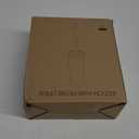 Toilet Brush and Holder 2 Pack, Toilet Bowl Brush with Extra Long Handle, Toilet Scrubber and Covered Holder, Toilet Brushes for Bathroom-Space Saving, Covered Brush, Durable, Deep Cleaning(Black)