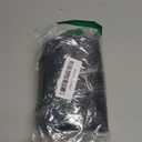 Vatge Small Door Window Curtains Privacy Thermal Insulated Blackout Window Coverings for Front Glass Door Tie Up Shade for Home Office, 1 Panel, W24 x L18, Black