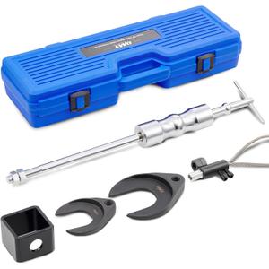 Orion Motor Tech CV Axle Puller Tool with Heavy Duty Slide Hammer, 8 pc CV Joint Removal Tool with 2" and 2.5" CV Joint Fork, CV Axle Removal Tool with Outer CV Joint Adapter Steel Cable Adapter
