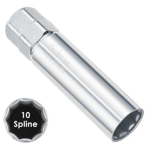 Feekoon 10 Spline Lug Nut Tool Key Replacement for TA23-21/22, Compatible with Bimecc 10-Spline Lug Nut and Lug Bolts, Truck Large SUV with 13/16 and 7/8 Hex Drive, Alloy Steel