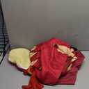 Uisozsfeb Men & Kids Classic Role Lord Costume Halloween Cosplay Red Cloak Top Costumes Robe Cape XXL