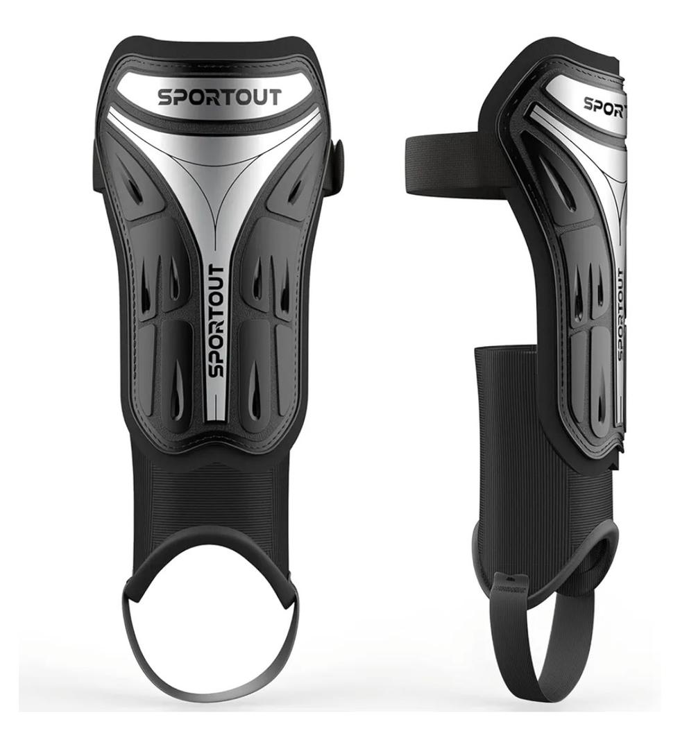 Sportout Soccer Shin Guards for Kids & Adults - Lightweight Slip-in Shin Pads with Insert Pocket Sleeves, Protective Equipment for Boys, Girls, Youth (Age 4+)