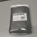 CUCRAF Grey Sheer Curtains 90 Inches Long 2 Panels Set, Semi Sheer Rod Pocket Window Treatment Voile Drapes for Living Room Bedroom(37''W x 90''L, Grey)