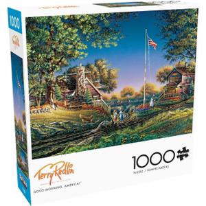 Buffalo Games - Terry Redlin - Good Morning, America! - 1000 Piece Jigsaw Puzzle for Adults -Challenging Puzzle Perfect for Game Nights - Finished Size is 26.75 x 19.75