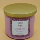 Candle-Lite 3-Wick Candle Soothing Lavender 14 ounces 2 Pack