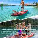 JOOLOOG Inflatable Stand Up Paddle Board with Seat for Adults 10'6" SUP