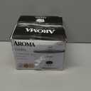 AROMA Rice Cooker, 3-Cup (Uncooked) / 6-Cup (Cooked), Small Rice Cooker, Oatmeal Cooker, Soup Maker, Auto Keep Warm, 1.5 Qt, White, ARC-393NG