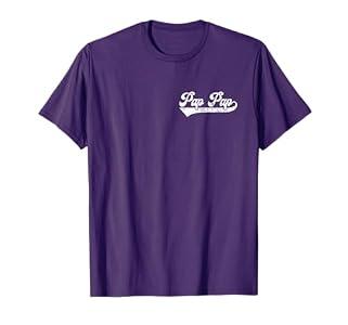 Mens Pap Pap Vintage Retro Father's Day for Papa Grandpa T-Shirt (Purple) XL