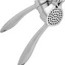 Garlic Press, Premium Zinc Alloy Garlic Crusher, Easy to Clean Professional Garlic Mincer with Built-in Cleaner, Sturdy Ginger Press for Nuts & Seeds, Dishwasher Safe