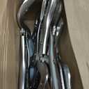 Yexiya 6 Pcs 11 Inch Locking C Clamp Original Lock Regular Tips Plain Adjustable Alloy Steel Locking C Clamp for Woodworking Carpentry Welding Electrical Equipment, Silver