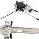 Power Window Regulator with and Motor Front Left Driver Side fits for 2005-2010 for Dodge Dakota 2006-2008 for Mitsubishi Raider 2011 for Ram Dakota 748-114 55359567AA