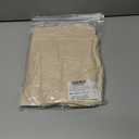 Hilinker Girl's Clothing Set Short Sleeve Crop Tops and Wide Leg Pants 2 Piece Outfits Beige White 13-14 Year (Beige)