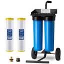 iSpring FD25B Deionized Water Filter for Spotless Car Wash System, Fits WGB22BD Deionized Water System for Car Wash, 4.5” x 20”
