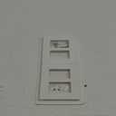 CML Matte White Decorator Screwless Wall Plate, 2-Gang Outlet Covers, 4 Pack Decorative Light Switch Plates, Scratch and Impact Resistant, Polycarbonate, Standard Size 4.68 X 4.72