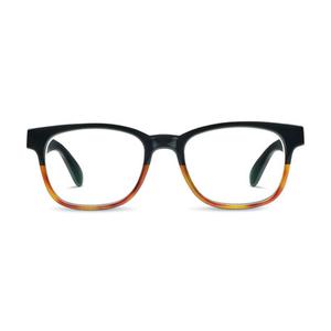 Men's Waverly Soft Square Reading Glasses, Black, +2.00