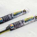 Rain-X 830222 WeatherArmor Beam Wiper Blades, 22 Inch Windshield Wipers (Pack of 2), Automotive Replacement Windshield Wiper Blades With Industrial Grade Synthetic Rubber Squeegee