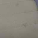 Orange Factory Criss Cross Chair Wheels Wide Cross Legged Office Desk Vanity Chair Comfy Fabric Armless Adjustable Swivel for Home Computer Task (Beige)