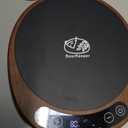 SourKeeper, Larger 2-in-1 Sourdough Starter Warmer Pro - 2026 Upgrade Larger Heating Plate, Dough Temp Probe, 1F Control (70110F), 24H Timer, Real-Time Monitoring Walnut,6.5inch