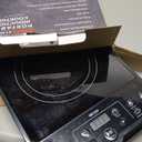 Mueller RapidTherm Portable Induction Cooktop, 1800W Single Burner Hot Plate, 8 Temp Levels, Preset Programs, for Dorm, RV, Small Kitchen