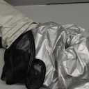 QPAU Inflatable Toddler Travel Bed with Tent  Lightweight Blow Up Kids Air Mattress with Hand Pump  Indoor & Outdoor Portable Sleeping Solution for Camping, Travel, Home, Grandmas  Ages 3+ (A-Khaki Gray)