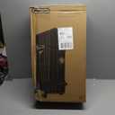 De'Longhi Oil filled Radiator Heater, 1500W Electric Space Heater for indoor use, portable room heater, Energy Saving, full room like office and bedroom with safety features, EW7707CB (Black)