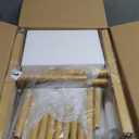 Pureegg Gold Metal Arch Backdrop Stand Set of 3 (7.2ft & 6.0ft & 6.0ft), Wedding Balloon Arch Stand with Stable Base, Backdrop Frame & Cover for Party, Birthday, Graduation, Photo Booth, Easy Assembly