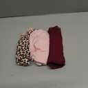 INNERSY Women's Lace Underwear Cotton Soft Boyshorts Panties Boxer Briefs 3-Pack (Medium, Leopard/Light Pink/Red)