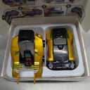 2-in-1 Transforming Dinosaur Car Toy  Magnetic Collision Robots for Kids | Exciting Transformation Play for Boys & Girls | Ideal Birthday (Golden)