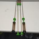 DC97-16350S Washer Suspension Rods (26.4in) - Compatible with Samsung Washer WA50R5200AW, WA45T3400AP, WA41A3000AW - Replaces DC97-16350T, DC97-16350U - Suspension Rods for Sam sung washing machine