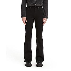 Levi's Women's 726 High Rise Flare Jeans, (New) Soft Black, 29 Regular