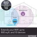 NETGEAR Wi-Fi Range Extender EX2700 - Coverage Up to 800 Sq Ft and 10 Devices with N300 Wireless Signal Booster & Repeater (Up to 300Mbps Speed), and Compact Wall Plug Design