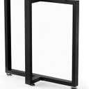 Heavy Duty Metal Table Legs 28H x 24W, T Shape Furniture Legs, 28"H24"W