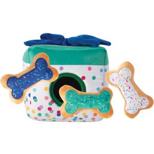 Fringe Studio Plush Dog Toy Set, Interactive Hide and Seek Play, All About The Gifts, Pet Shop Collection (289237)