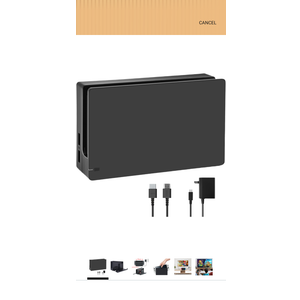 Dock Station for Nintendo Switch,3-1 Docking Station for TV with HDMI Cable and AC Adapter, Replacement Charging Dock Set for Switch Console