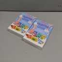 2 x Joyseller 35 Pack Valentines Cards for Kids - Cute Kids Valentines Cards with Envelopes & Scratch and Sniff Stickers - Food Pun Valentines Day Card for Classroom Exchange School Activity