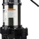 Aquascape 29495 Tsurumi 8PN Pump 50PN2.75S Solids Handling Skimmer Pondless Waterfall Vault Vertical 5520 GPH for Pond Water Feature Garden