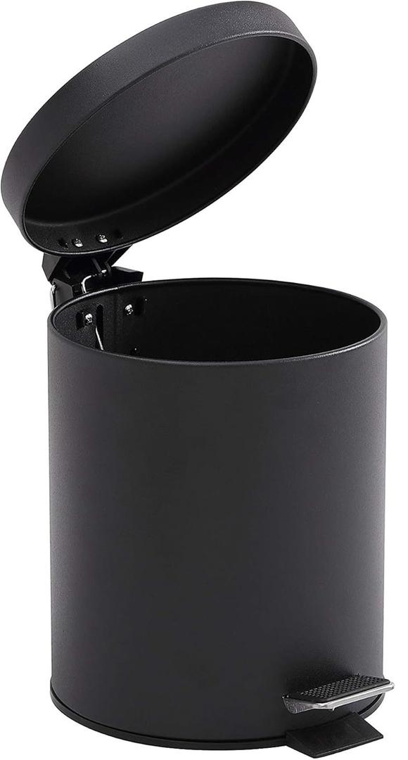 Modful 1.3 Gallon / 5 Liter, Steel Step Trash Can