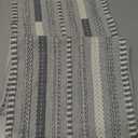 Artoid Mode Dark Grey Farmhouse Woven Braided Stripe Placemats Set of 4,12x18 Inch Seasonal Holiday Table Mats Party Kitchen Dining Decoration