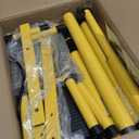 21000Lumen LED Work Lights with Stand - 3 Head Portable Work Light with 16FT Cord - IP66 Waterproof Tripod Worklights for Outdoor Indoor Job Site Workshop Garage Construction Site Lighting