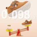 JOINFREE Toddler Shoes Girls Boys Lightweight Dress Shoes Wide Barefoot Flats Fashion School Shoe Kids Fall Walking Sneakers