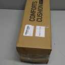 Truck Seat Cushion for Truck Driver Office Chair Cushion Semi Truck Driver Seat Cushion Memory Foam Car Seat Cushion with Lumbar Support Relieve Back Pain Sciatica Pain for Long Drives(Light Grey)