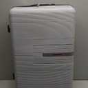 Luggage 3 Piece Sets Suitcase Set with Double Spinner Wheels, Lightweight Carry On Hardside Travel Luggage with TSA Lock, (20/24/28) (Silver)