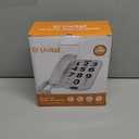 Uvital Big Button Phone for Seniors, Landline Phone for Elderly with Big Buttons, 2 One-Touch Speed Dial Keys & an SOS Emergency Button, Visual Ringer, Adjustable Volume