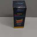 JoyServe Kids Cups - (Set of 6) - 10oz Toddler Cups with Straws for Kids - Stackable BPA-Free Plastic Sip-A-Cup Drink Tumblers for Water, Juice, Milk - Dishwasher Safe, Everyday Use, Neon Colors