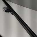 2 45" Long Black Metal Bars