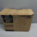 Knife Sets for Kitchen with Block, 17 Pieces with Magnetic Knife Holder, German High Carbon Stainless Steel Damascus Pattern Chef Knife Set