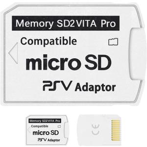 SD2Vita 5.0 PS Vita Micro SD Memory Card Adapter, PS Vita Micro SD Adapter Compatible with PSV 1000/2000 3.60 HENkaku Enso System, DQ053