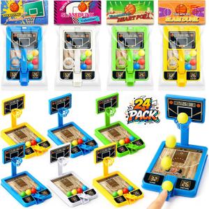 Valentines Day Gifts for Kids Classroom, 24 Pack Valentines Day Cards with Basketball Shooting Game, Basketball Toy for School Valentines Exchange Prizes, Valentines Party Favors for Boys Girls